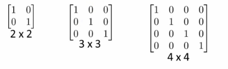 identity matrix identity matrix